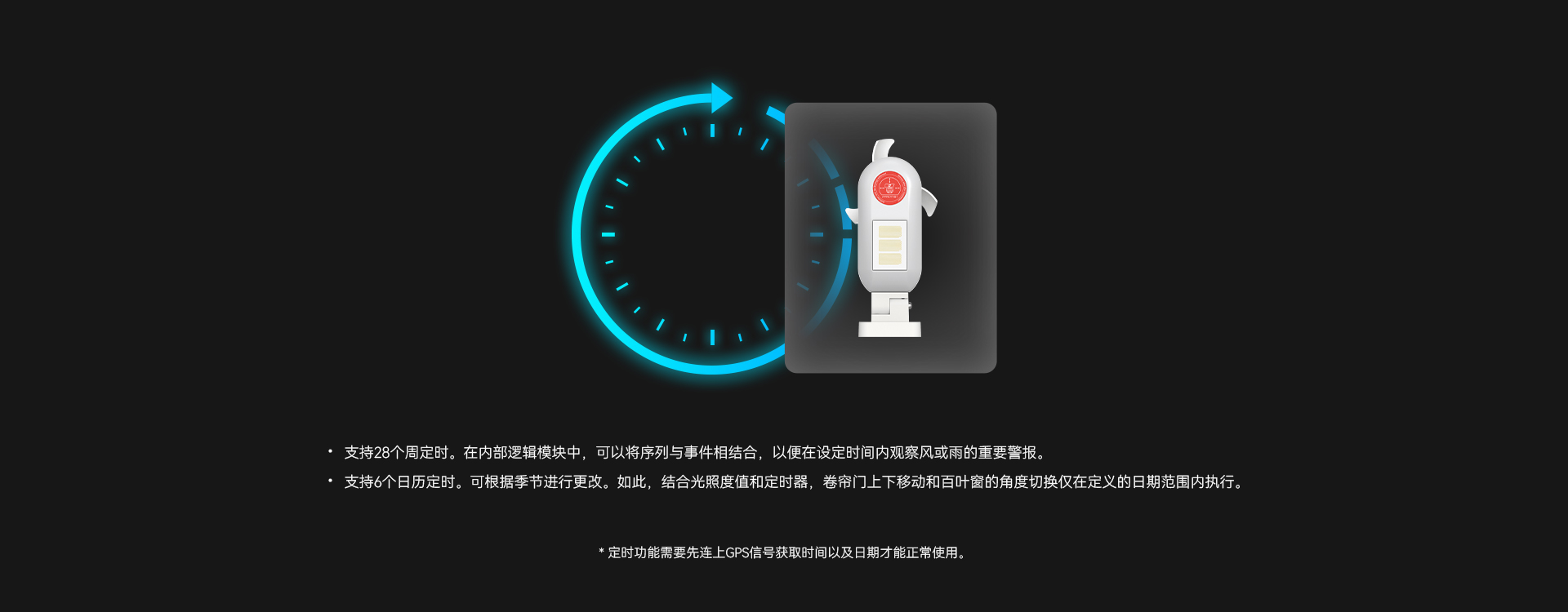 支持定時(shí)功能，在設(shè)定時(shí)間內(nèi)自動(dòng)執(zhí)行